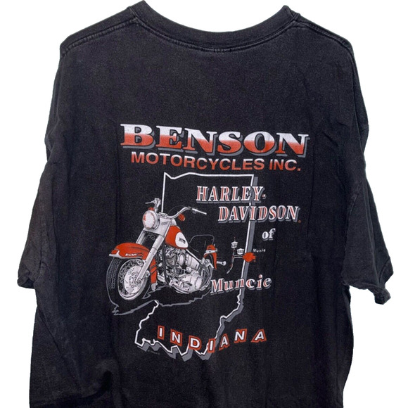 Harley Davidson 100 Years Idea To Icon XL Rare Biker Hanes Beefy-T T Shirt - Picture 5 of 9